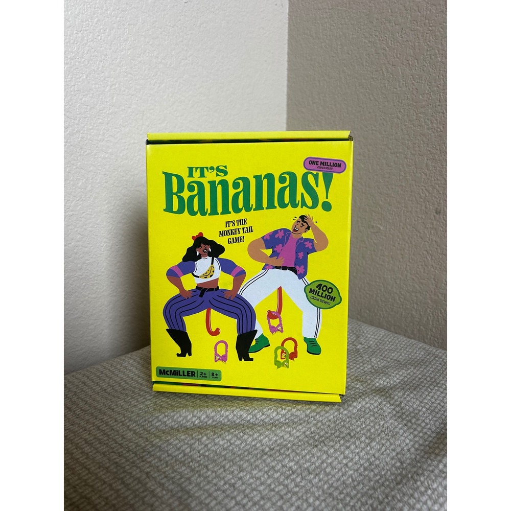 Its Bananas The Monkey Tail Game Party Game Family Fun Ages 8+ 2+ Players